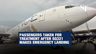 Passengers taken for treatment after Singapore Airlines flight makes emergency landing