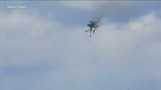 VIDEO: 2 US Navy jets collide mid-air during air show performance in Idaho