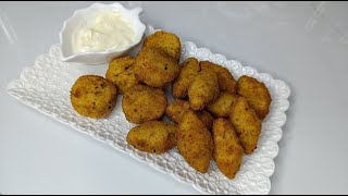 تحضير ناجتس دجاج  في المنزل بكل سهولة  Crispy Chicken Nuggets in Minutes