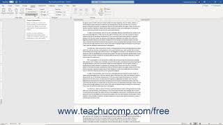 Word 2019 and 365 Tutorial Hyphenation Settings Microsoft Training