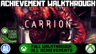 Carrion #Xbox Achievement Walkthrough - Xbox Game Pass