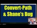 PowerShell Convert Path for the win!