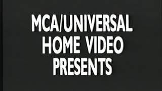 Classic vhs home video commercial