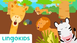 Savannah Song for Kids 🐆🦓🦒 Learn Animal Sounds | Lingokids