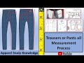 How to Measure Basic Pant or Trouser all Process.