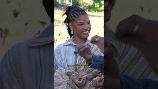 Regé-Jean Page Was Terrified to Sing In Front of Halle Bailey in You, Me & Tuscany #hallebailey