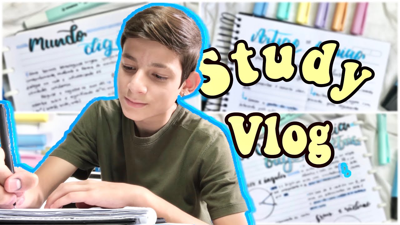 STUDY VLOG - Muito Estudo E Resumos!! - YouTube