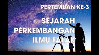 Sejarah Singkat Perkembangan Ilmu Falak