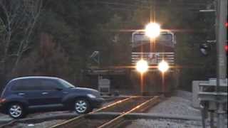 Norfolk Southern 22R With Solo Dash-9 in Austell,Ga 10-12-2012© (16x9)