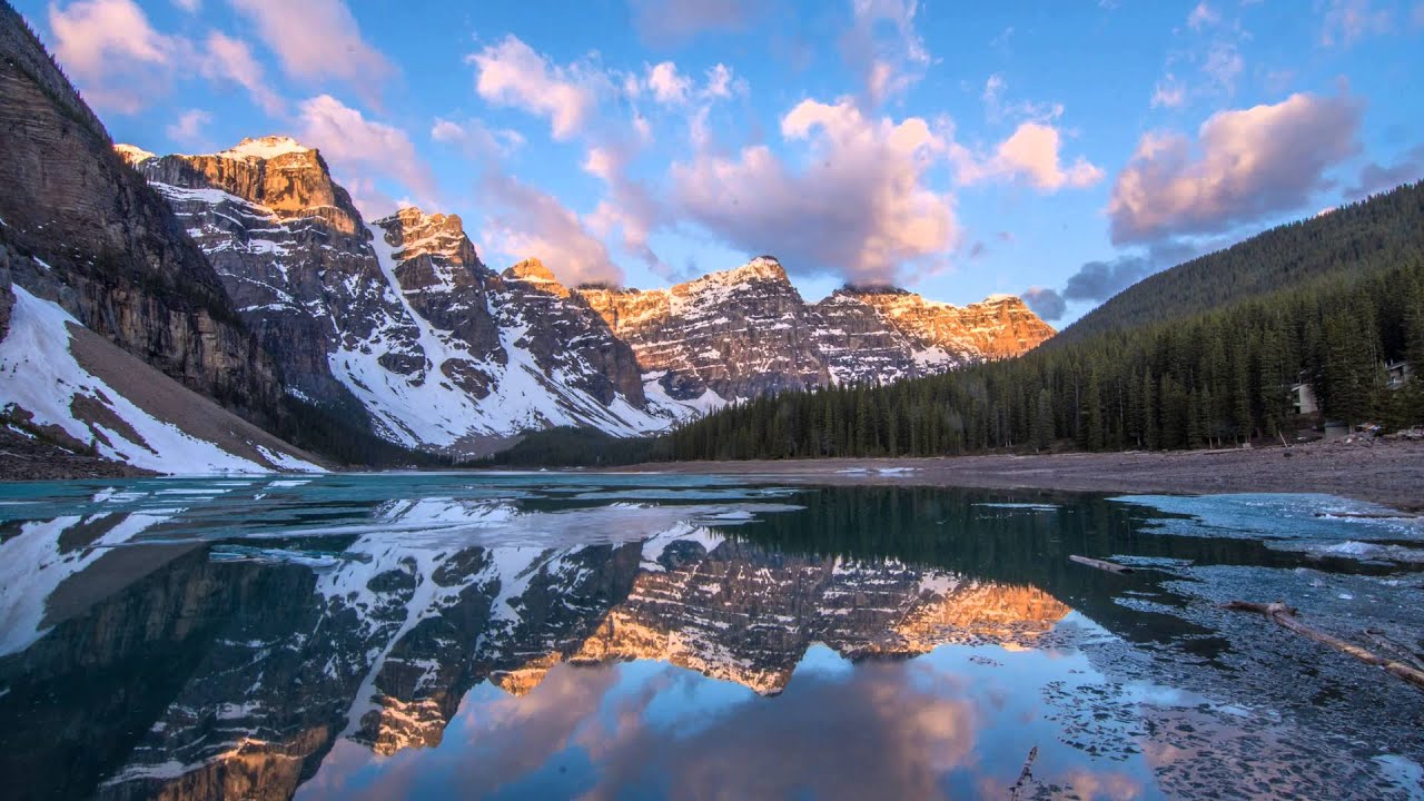 Moraine Lake Sunrise Timelapse 4k Youtube