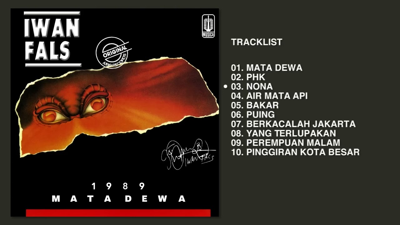 IWAN FALS - FULL ALBUM MATA DEWA - YouTube