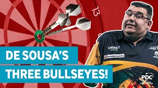 Jose De Sousa's incredible THREE bullseyes!