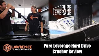 Pure Leverage Hard Drive Crusher Review for Data Destruction