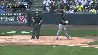 2012/07/15 Gallardo's 14th strikeout