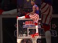 party on the hoop 🤸🏾‍♀️🏀 harlemglobetrotters basketball shorts