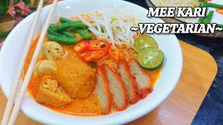 CURRY MEE (Vegetarian)| MEE KARI, Sedap sungguh!!