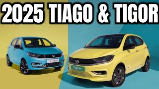 5 लाख की 2025 New Tata TIAGO \u0026 TIGOR Major Updates New price features|2025 Tata Tiago Tigor Changes