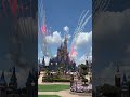 Surprising daytime fireworks display