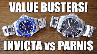 Automatic Dive Watch Duel! Invicta Pro Diver 9094 vs Parnis PA6007 - Perth WAtch #217