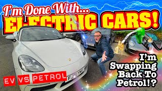 I'm DONE WITH ELECTRIC CARS I Swapped my ELECTRIC Porsche Taycan EV back to a PETROL Boxster!?!