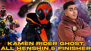 Lionheart's First Time Watching | Kamen Rider Ghost - All Henshins & Finishers