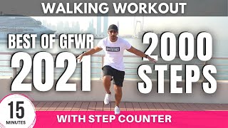 Best of 2021 | Walking Workouts With Rick | 2000 steps in 15 minutes