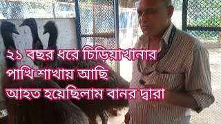 21 বছর ধরে আমি চিড়িয়াখানায় পাখি শাখায় কাজ করি সাতটি বানর একসাথে আমায় আক্রমণ করেছিল// bazi 1