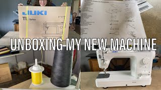 UNBOXING MY NEW JUKI SEWING MACHINE! | VLOG