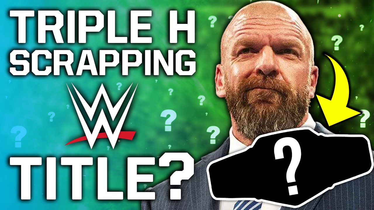 Triple H SCRAPPING WWE Title? | Hall Of Famer Addresses WrestleMania 39 ...