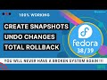 Install Fedora with Btrfs + Snapper + Grub-Btrfs (100% WORKING)