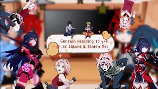 ⊱❦Genshin Reacting To Y/n As Sakura & Reiden Mei⊱❦ Credits in description!✿ 君たちが気に入ってくれるといいな!☆