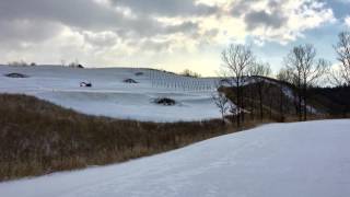 久住高原童心回帰農場の雪景色（2017/2/12）