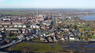 the flooded meadows at the Vinkeveense plassen in the Netherlands