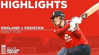 England v Pakistan 1st IT20 | Tom Banton Shines Before Rain Stops Play! | Vitality IT20 2020