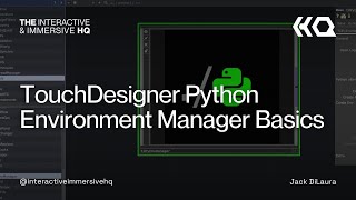 TouchDesigner Python Environment Manager Basics