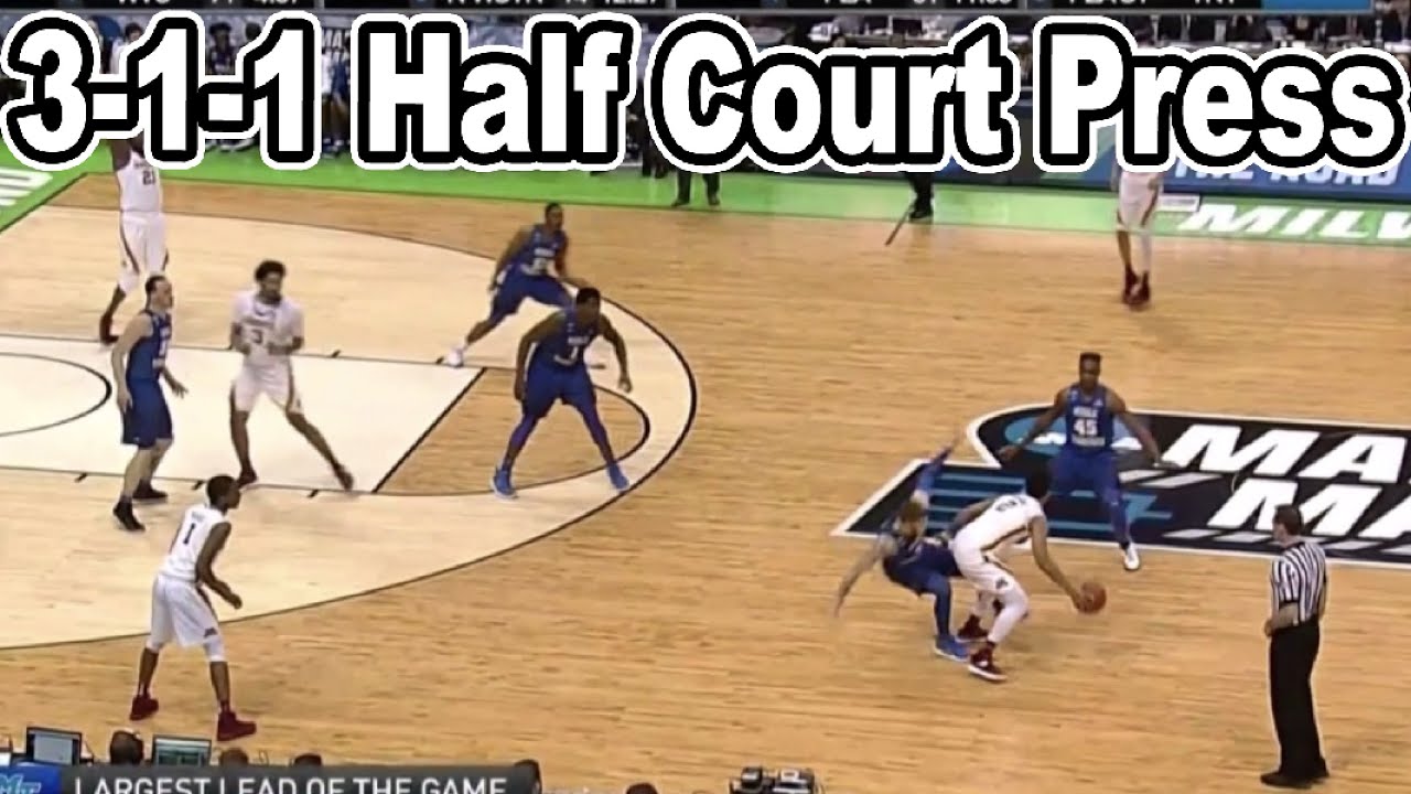 Tight 3-1-1 Half Court Press Defense - YouTube