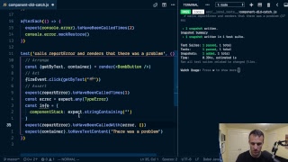Test a componentDidCatch ErrorBoundary component in React