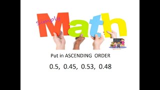 How to put Decimals in Ascending Order - 1