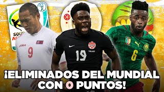 SELECCIONES ELIMINADAS del MUNDIAL con 0 PUNTOS ❌