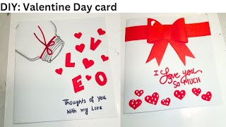 DIY : Valentine day card easy | paper crafts  | greeting card ‎  @Gul-e-Zahracrafts
