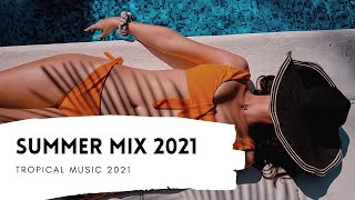 Summer mix 2021 in pool |  Best Of Tropical Deep House Music | AMP