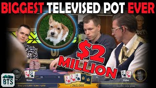 $2 MILLION POT! Biggest pot EVER at Triton Poker - MMAsherdog reviews High Stakes Poker