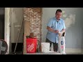 how to mix quickset drywall mud for the homeowner