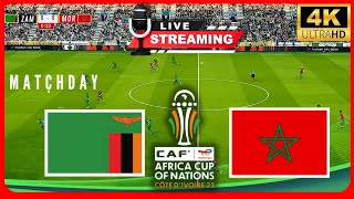 ⚽ Zambie-Maroc en direct Coupe d'Afrique des Nations de la CAF 2023 زامبيا vs المغرب مباشر Gameplay