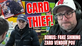 BINDER BURGLAR Caught ON CAMERA Stealing From Card Shop - Rotherham, England