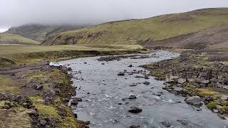 F210. Iceland. Kaldaklofskvisl river crossing.