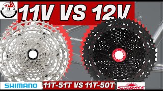 CASSETTE 11V 11T-51T VS 12V 11T-50 CUAL ES MEJOR? QUE DIFERENCIAS HAY?/CICLSIMO BICICLETAS MTB