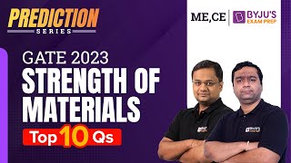 Strength of Materials (SOM) | GATE 2023 Civil (CE)/Mechanical Engineering (ME) | Most Important MCQs