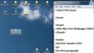 HTML5: Lesson 1 - Absolute Basics