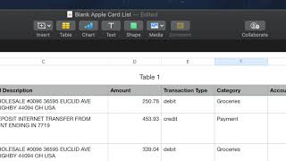 Export Apple Card Transactions to Quicken for Mac